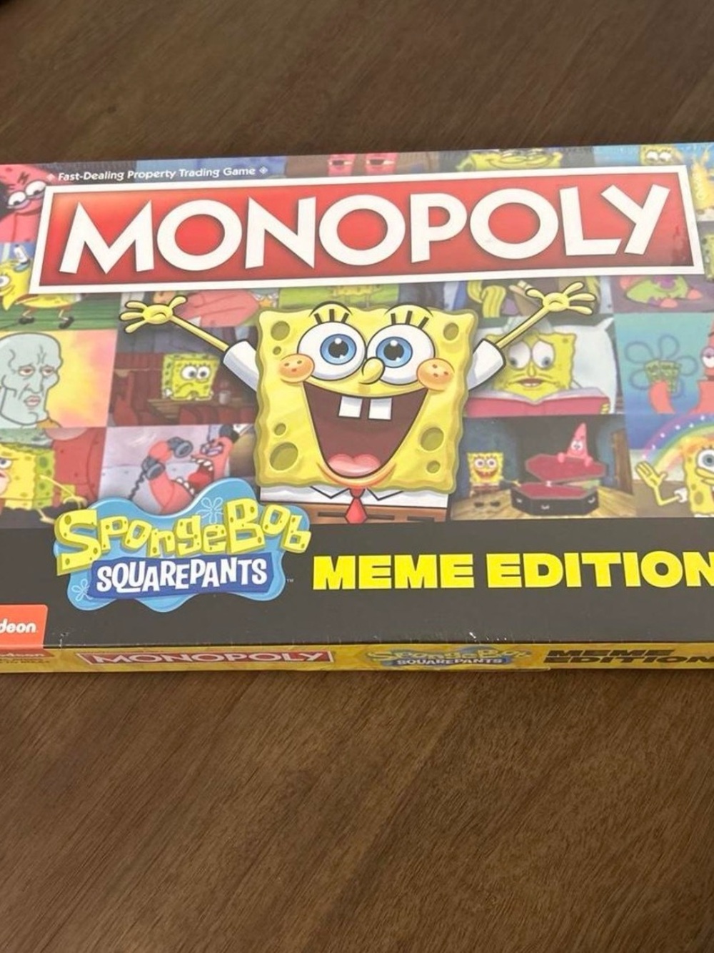 Sealed SpongeBob monopoly game